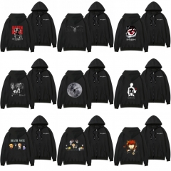 20 Styles Death Note 65% Cotton+35% Polyester Material Zipper Hooded Anime Hoodie