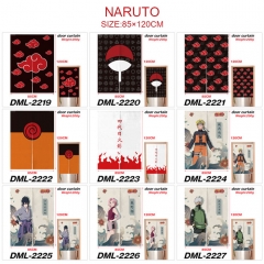 16 Styles 85*120CM Naruto Cartoon Color Printing Anime Door Curtain