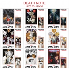9 Styles 85*120CM Death Note Cartoon Color Printing Anime Door Curtain