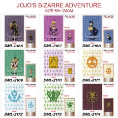 11 Styles 85*120CM JoJo's Bizarre Adventure Cartoon Color Printing Anime Door Curtain