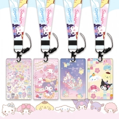 11 Styles My Melody Card Holder Bag Anime Phone Strap Lanyard