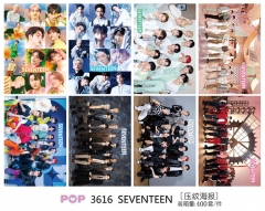 (8PCS/SET) K-POP Seventeen Printing Collectible Paper Anime Poster