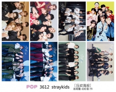 (8PCS/SET) K-POP Stray Kids Printing Collectible Paper Anime Poster