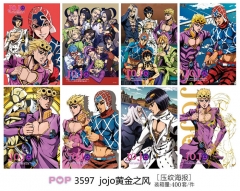 (8PCS/SET) JoJo's Bizarre Adventure Printing Collectible Paper Anime Poster