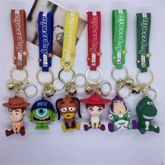 6 Styles Toy Story Anime Figure Keychain