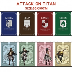 60*90CM 14 Styles Attack on Titan/Shingeki No Kyojin Wallscrolls Anime Wall Scroll