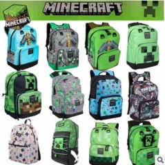 15 Styles Minecraft Game School Student Anime Backpack Bag