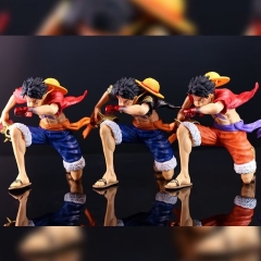 3 Styles 12CM One Piece Luffy Anime PVC Action Figure Toy