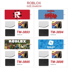 30*80CM 4 Styles Roblox Color Printing Cartoon Anime Mouse Pad