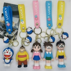 8 Styles Doraemon Anime Figure Keychain