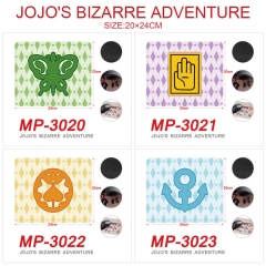 20*24CM 5PCS/SET 8 Styles JoJo's Bizarre Adventure Color Printing Cartoon Anime Mouse Pad