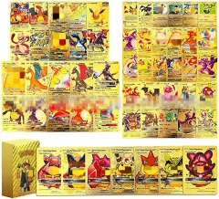 3 Colors 55PCS/SET Pokemon Charizard Pikachu English Version Collection Anime Card