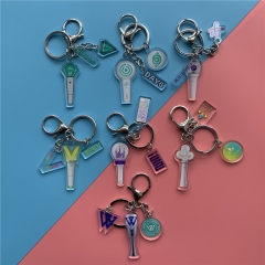 7 Styles K-POP VICTON SHINEE G(I)DLE WINNER WAYV DAY6 EVERGLOW Acrylic Keychain