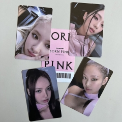 4PCS/SET K-POP BLACKPINK CD Player Photo Card 5.4*8.6cm