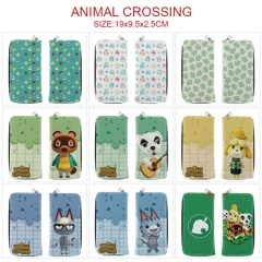 12 Styles Animal Crossing: New Horizons Cosplay Cartoon Anime PU Leather Fold Long Wallet and Purse