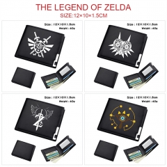 7 Styles The Legend Of Zelda Cartoon Pattern PU Coin Purse Anime Short Zipper Wallet