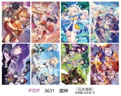 (8PCS/SET) Genshin Impact Printing Collectible Paper Anime Poster
