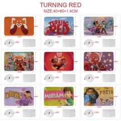12 Styles Turning Red Cartoon Color Printing Anime Carpet