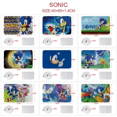 18 Styles Sonic the Hedgehog Cartoon Color Printing Anime Carpet