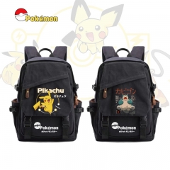 6 Styles Pokemon Cartoon Canvas School Bag for Student Anime Backpack