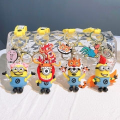 12 Styles Despicable Me Anime PVC Figure Keychain