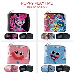 6 Styles Poppy Playtime Anime Short Zipper Wallet Purse