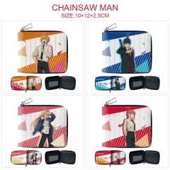 5 Styles Chainsaw Man Anime Short Zipper Wallet Purse