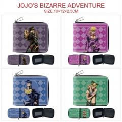 8 Styles JoJo's Bizarre Adventure Anime Short Zipper Wallet Purse