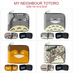 5 Styles My Neighbor Totoro Anime Short Zipper Wallet Purse