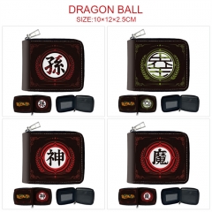 8 Styles Dragon Ball Z Anime Short Zipper Wallet Purse