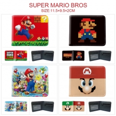 4 Styles Super Mario Bro Anime Short Wallet Purse