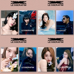 7 Styles K-POP LE SSERAFIM FEARLESS Poster Sticker 21*30cm
