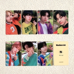 7PCS/SET K-POP ENHYPEN WeatherLab Photocard Lomo Card 5.4*8.6cm