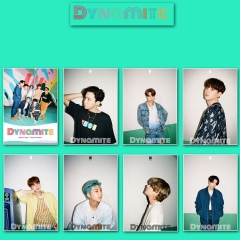 8 Styles K-POP K-POP BTS Bulletproof Boy Scouts DYNAMITE Poster Sticker 21*30cm