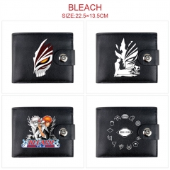 4 Styles Bleach Concealed Clasp Anime Wallet Purse