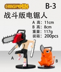 2PCS/SET Chainsaw Man Denji And Pochita Cartoon Character Toys Anime PVC Figure