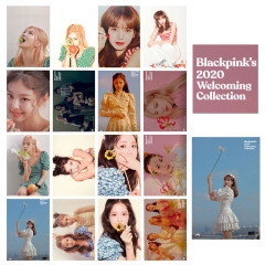 16PCS/SET K-POP BLACKPINK 2020 Welcoming Collection Photocard Lomo Card 5.2*7.4cm