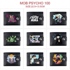 9 Styles Mob Psycho 100 Concealed Clasp Anime Wallet Purse