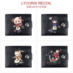 6 Styles Lycoris Recoil Concealed Clasp Anime Wallet Purse
