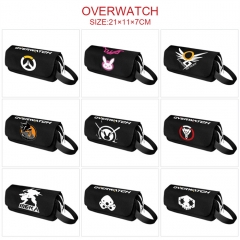 10 Styles Overwatch Catoon Anime Pencil Bag