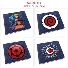 8 Styles Naruto Cartoon Anime Wallet Purse