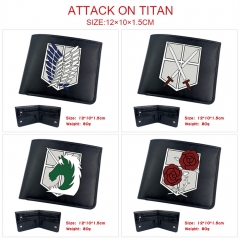 7 Styles Attack on Titan/Shingeki No Kyojin Cartoon Anime Wallet Purse