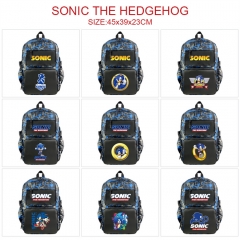 9 Styles Sonic the Hedgehog Anime Backpack Bag