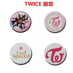 4 Styles K-POP TWICE FEEL SPECIAL Alloy Brooch Pins