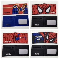 7 Styles Marvel Spider Man Coin Purse Anime Short Wallet