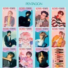 9 Styles K-POP PENTAGONS LOVE or TAKE Poster Sticker 21*30cm