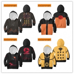 19 Styles Naruto Anime Hooded Hoodie For Kids