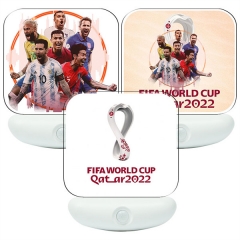 5 Styles Qatar World Cup Anime Cartoon Inductive Nightlight