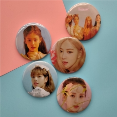 5 Styles 58mm K-POP BLACKPINK 2020 COLLECTION Alloy Brooch Pins