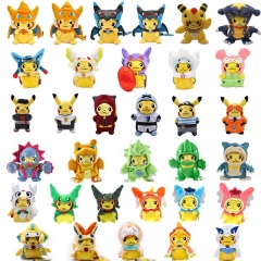 20CM 14 Styles XY Pokemon Pikachu Cos Charizard Cartoon Anime Plush Toy Doll